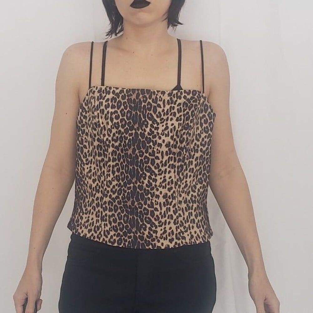 Shape FX Leopard‎ Print Shapewear Cami